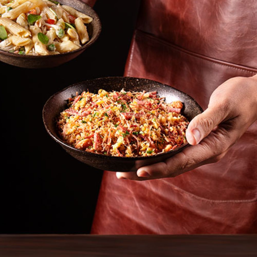 Receita de Farofa de Carne-Seca e Cebola Caramelizada