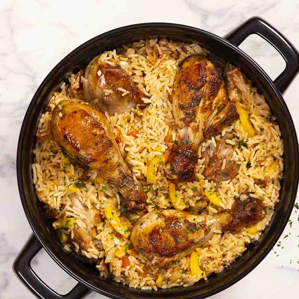 Galinhada de Coxa de Frango