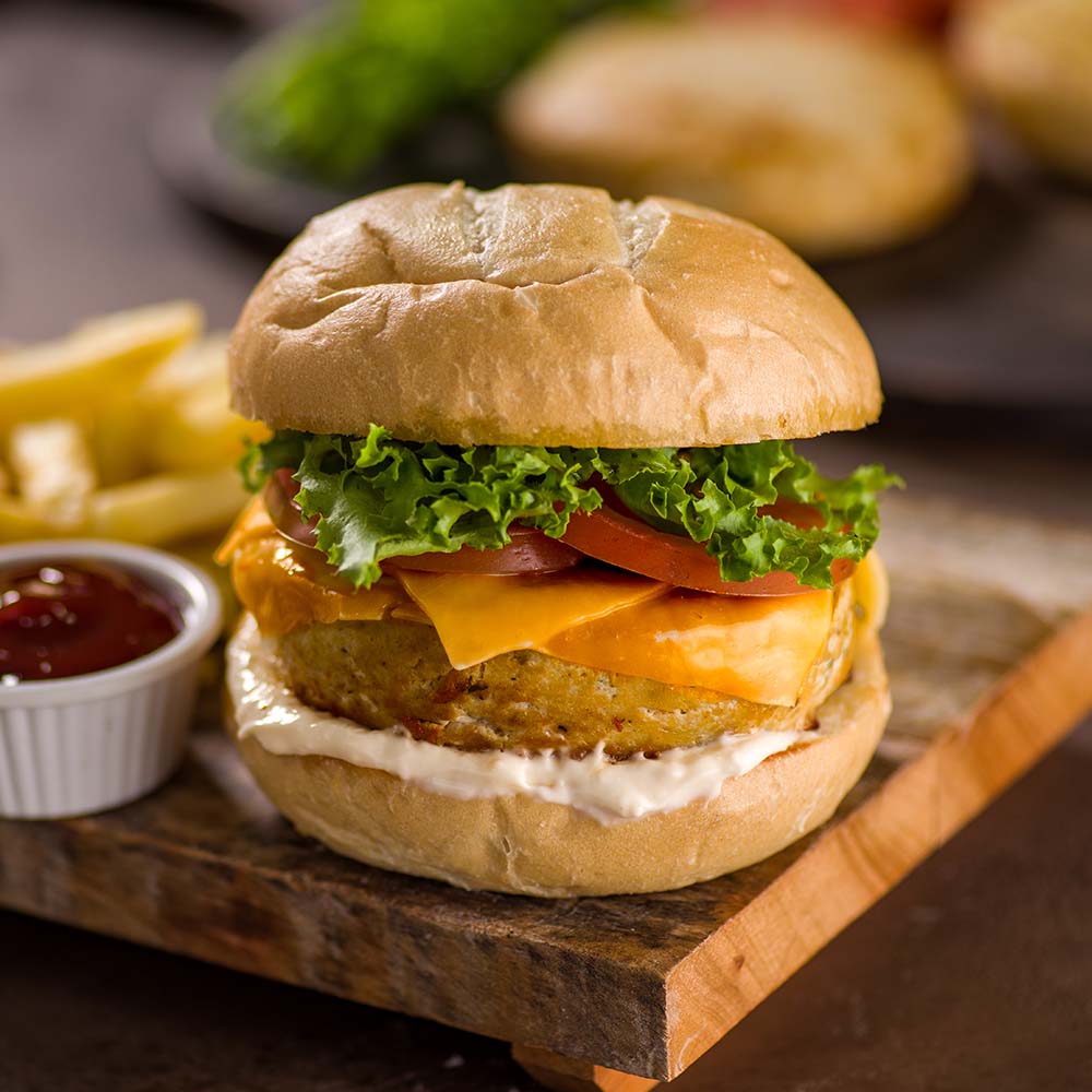 Hambúrguer de Frango com Lemon Herbs