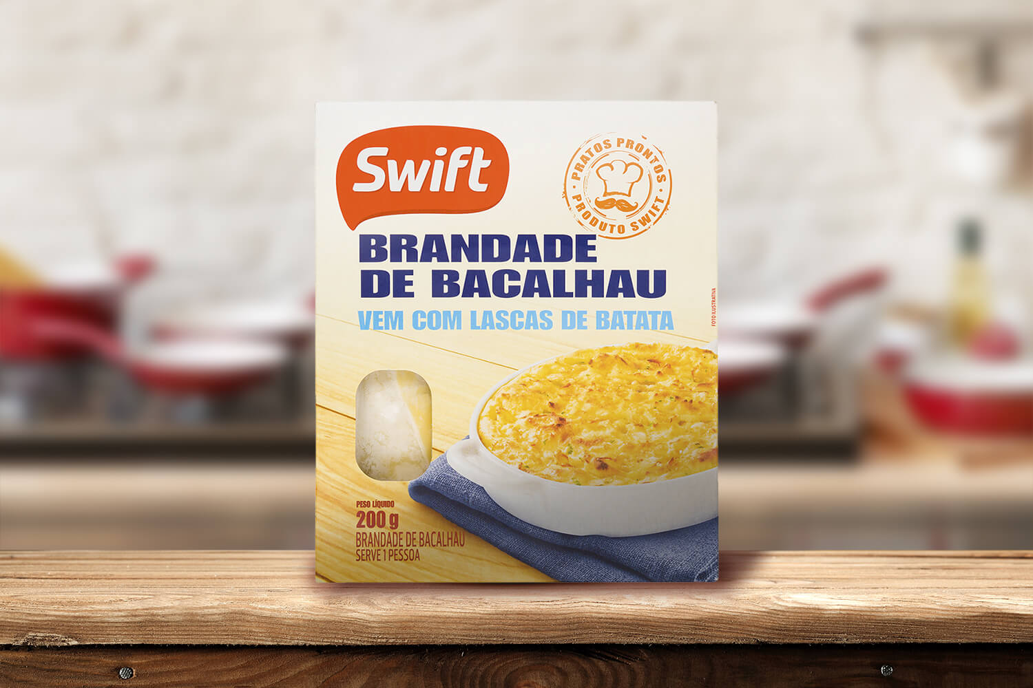 Brandade de Bacalhau Swift 200g - Swift