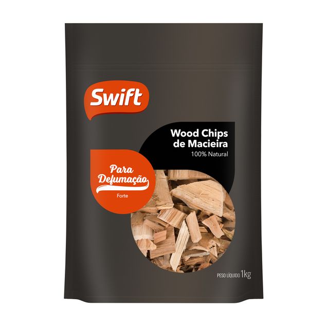 Wood Chips de Macieira para Defumação Swift 1kg