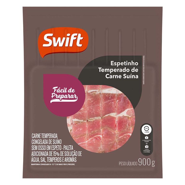 Swift Espetinho Temperado de Carne Bovina com Bacon Preço - Rappi