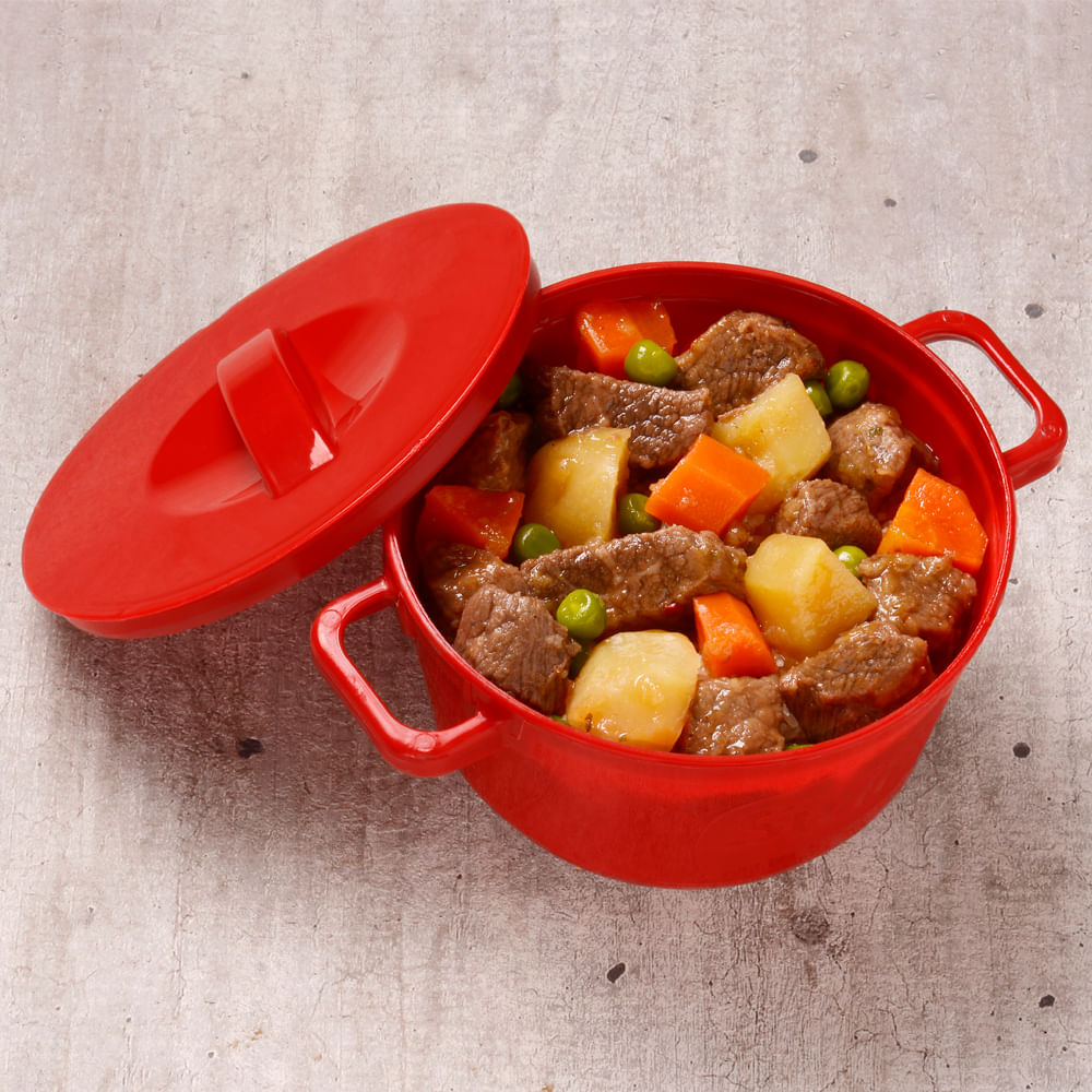 Picadinho de Carne com Legumes com Arroz Pilaf