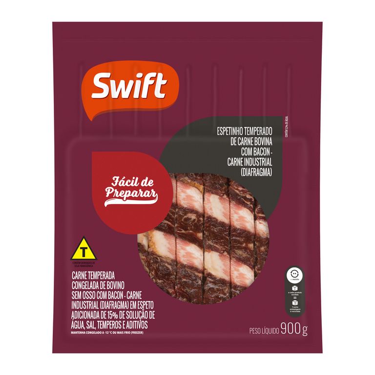 Swift Espetinho Temperado de Carne Bovina com Bacon Preço - Rappi
