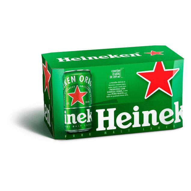 Pack 8 Latas - Heineken 269ml