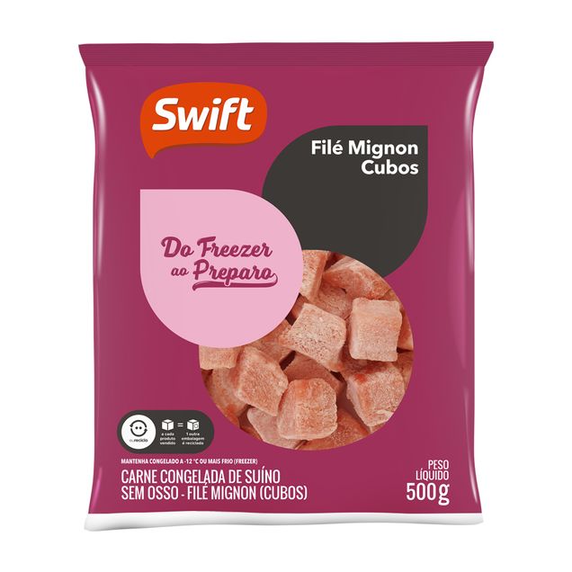 Carne de Panela em Cubos Swift Mais 500g - Swift