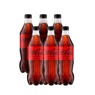 Pack 6 Garrafas - Coca-Cola Zero 600ml