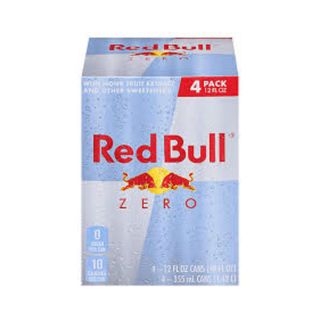 Pack 4 Energético Red Bull Zero 250ml
