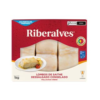 Lombo Saithe Dessalgado Ribeiralves 1Kg