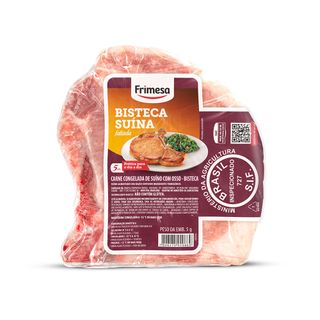 Bisteca Suína Fatiada Frimesa de 0,7kg a 1,0kg