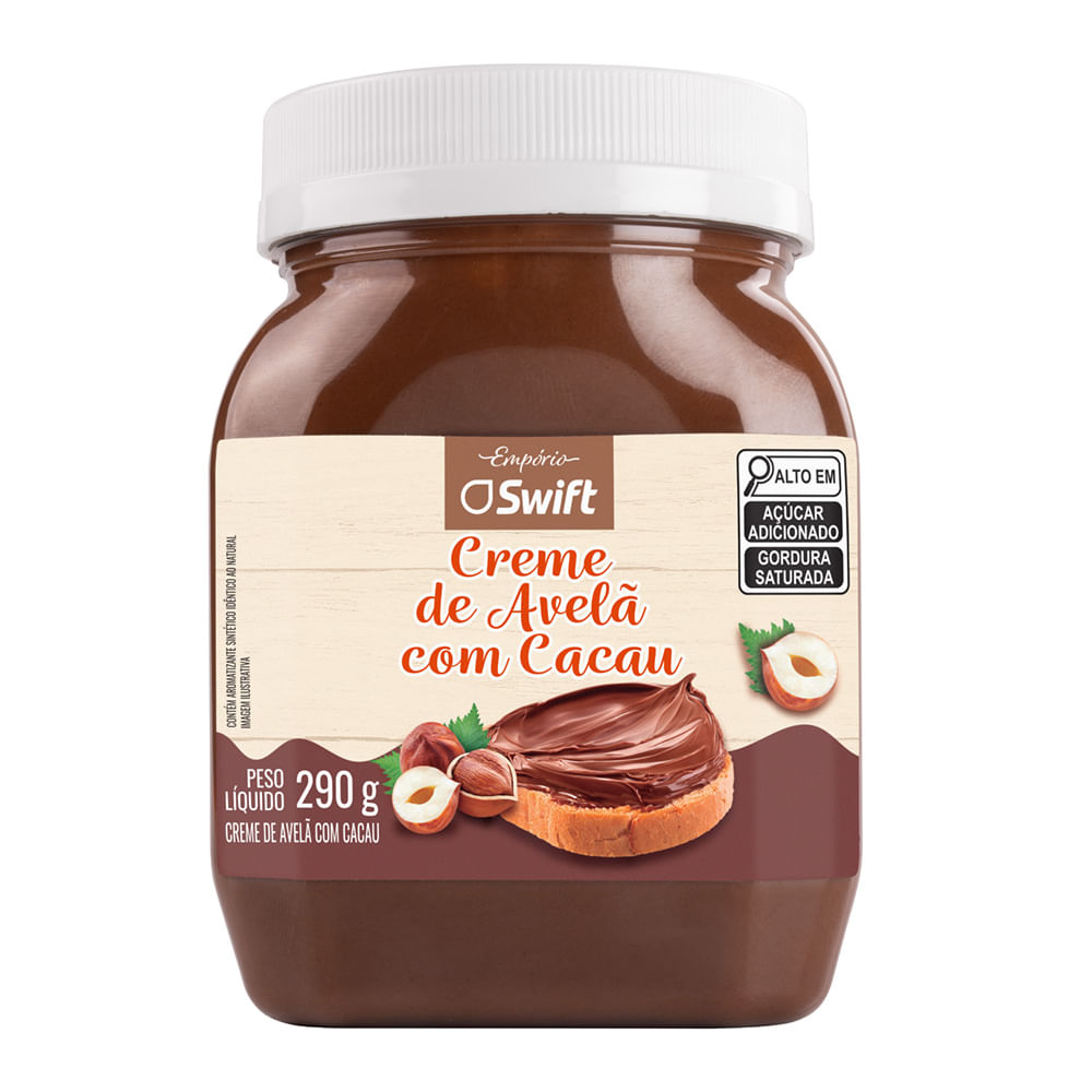 Creme de Avelã com Cacau Swift 290g