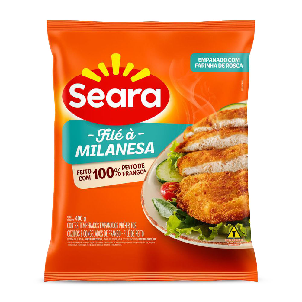 Filé de Peito Empanado Seara 400g