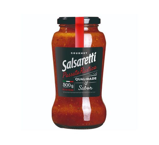 Passata Rústica em Vidro Salsaretti 550g