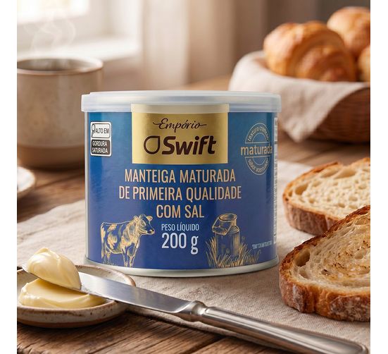 Manteiga Premium com Sal Swift 200g