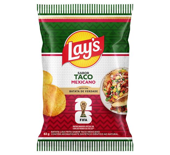 Salgadinho Batata Lay's Tato Mexicano Pepsico 62g