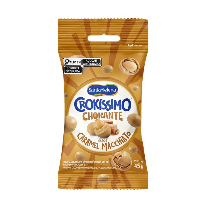 Amendoim Crokissimo de Caramelo Santa Helena 45g