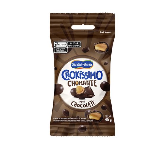 Amendoim Crokissimo de Chocolate Santa Helena 45g