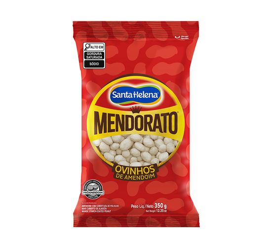 Ovinhos de Amendoim Mendorato Santa Helena 350g