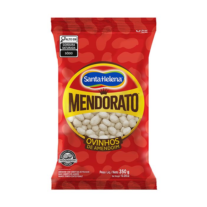 Ovinhos de Amendoim Mendorato Santa Helena 350g