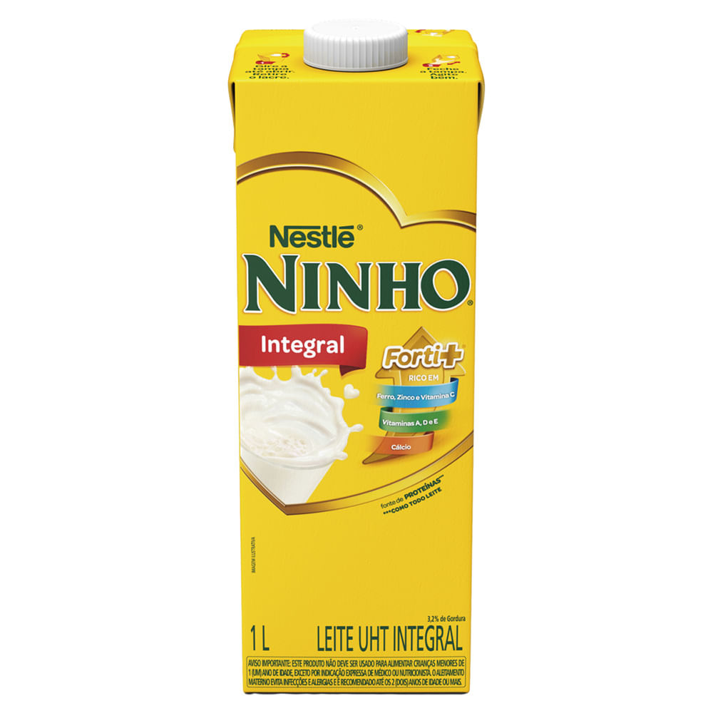 Leite Integral Ninho Nestlé 1l