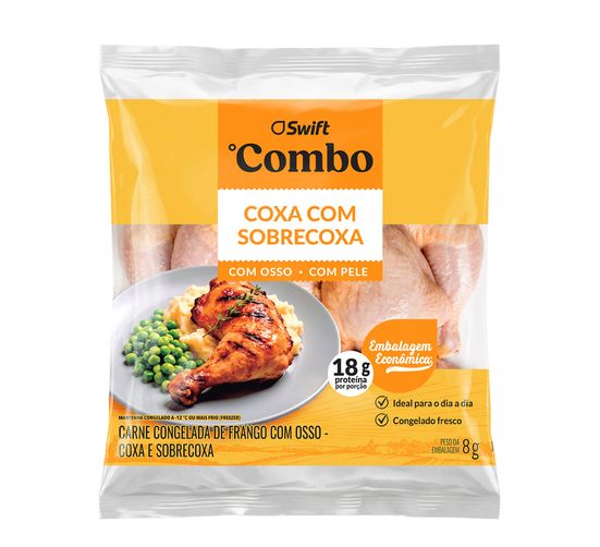 Coxa com Sobrecoxa Combo de 0,6kg a 1,2kg