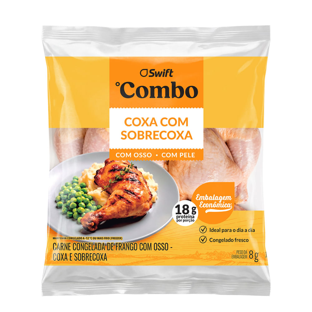 Coxa com Sobrecoxa Combo de 0,6kg a 1,2kg