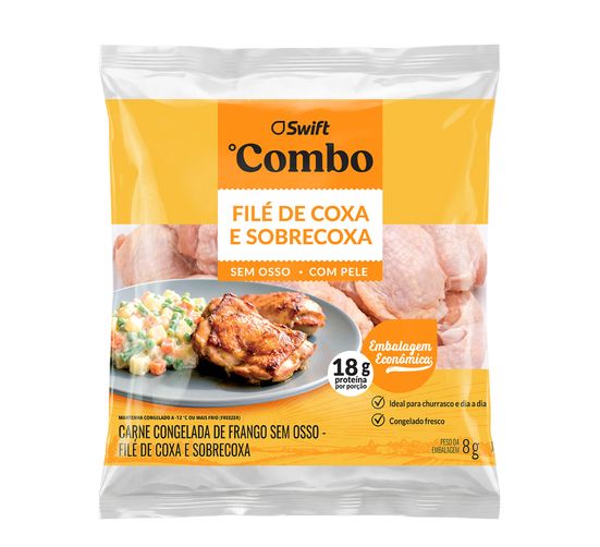 Filé de Coxa e Sobrecoxa Combo de 0,6kg a 1,1kg