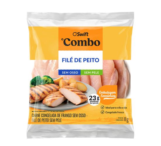 Filé de Peito Combo de 0,6kg a 1,2kg