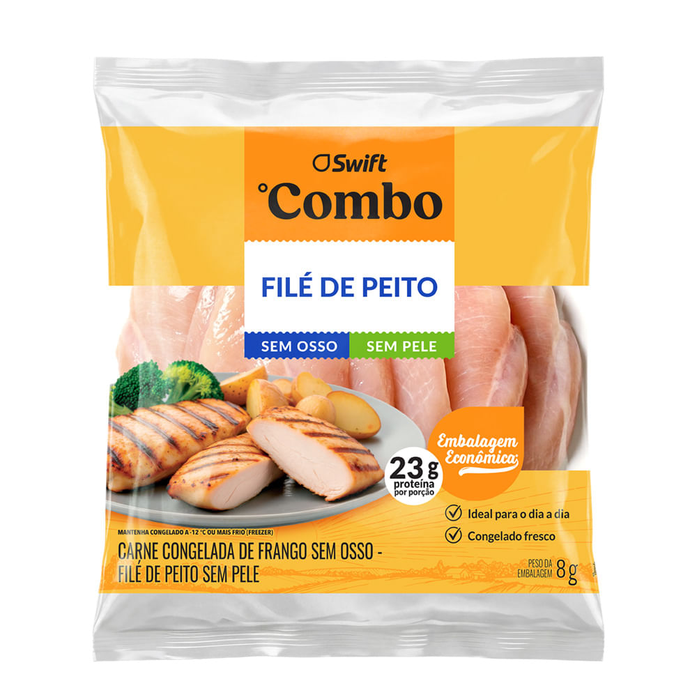 Filé de Peito Combo de 0,6kg a 1,2kg