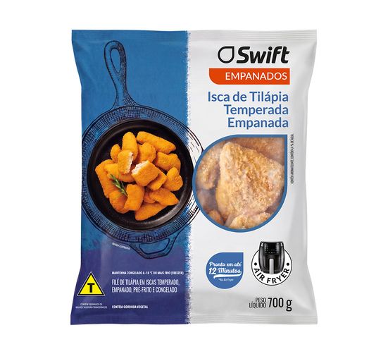 Isca de Tilápia Empanada Swift 700g