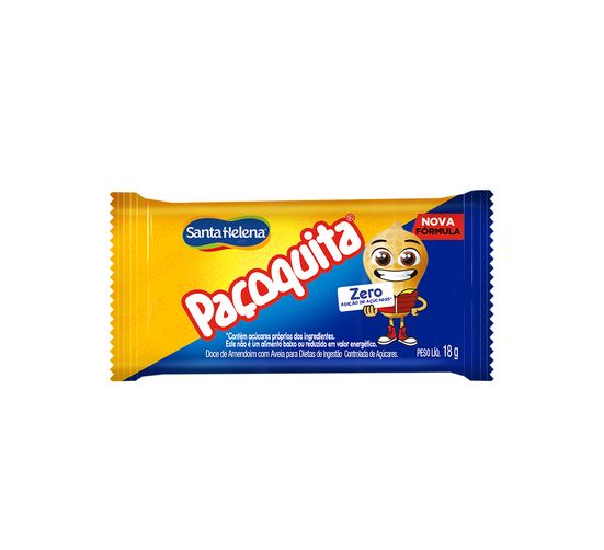 Paçoquita Zero Santa Helena 18g