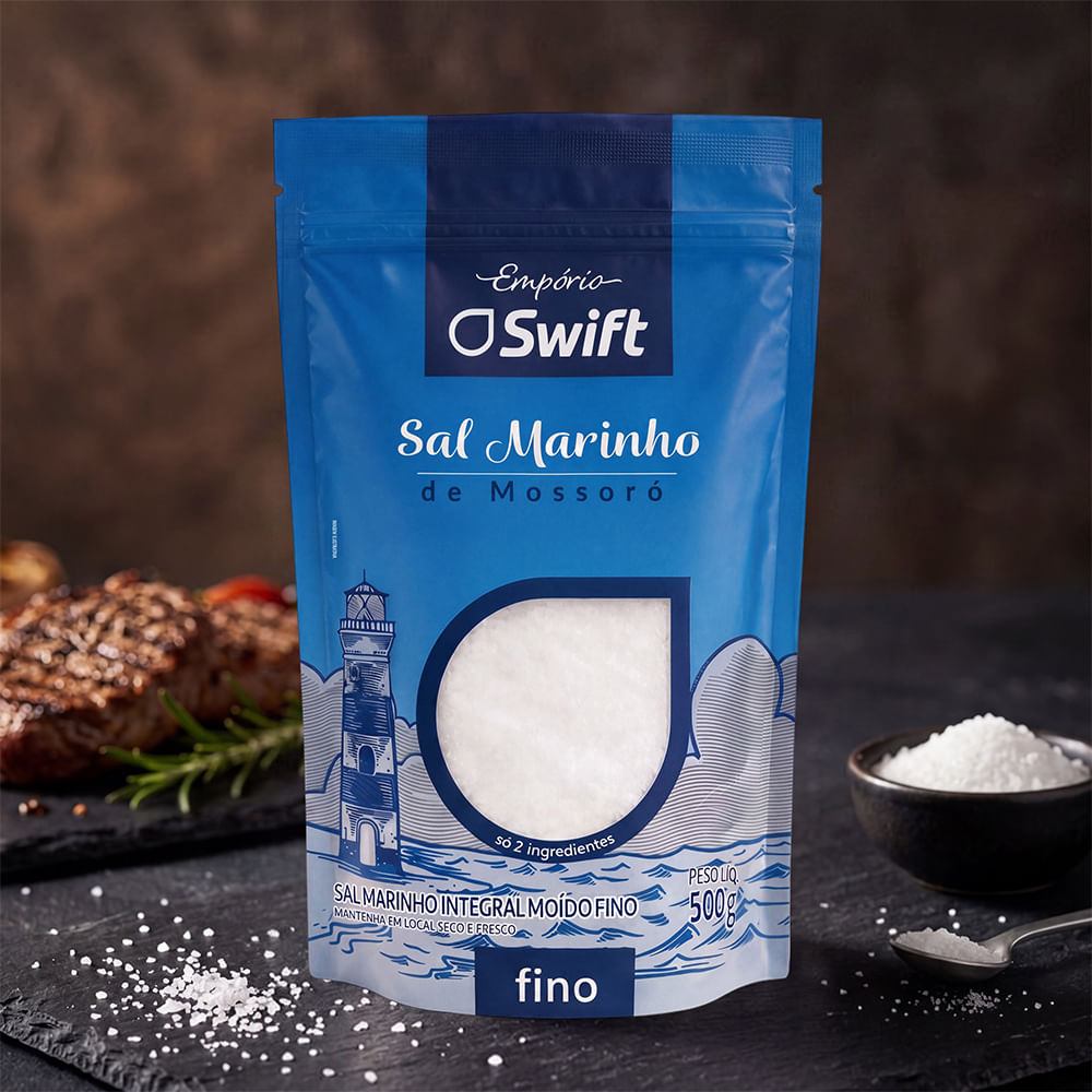 Sal Marinho de Mossoró Swift 500g