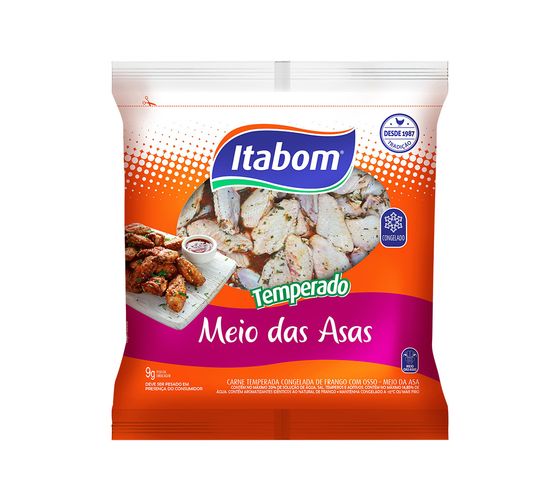 Meio da Asa (Tulipa) Temperada Itabom 1kg