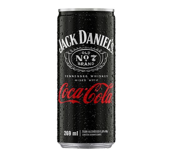 Bebida Mista Coca-Cola e Jack Daniel's 269ml