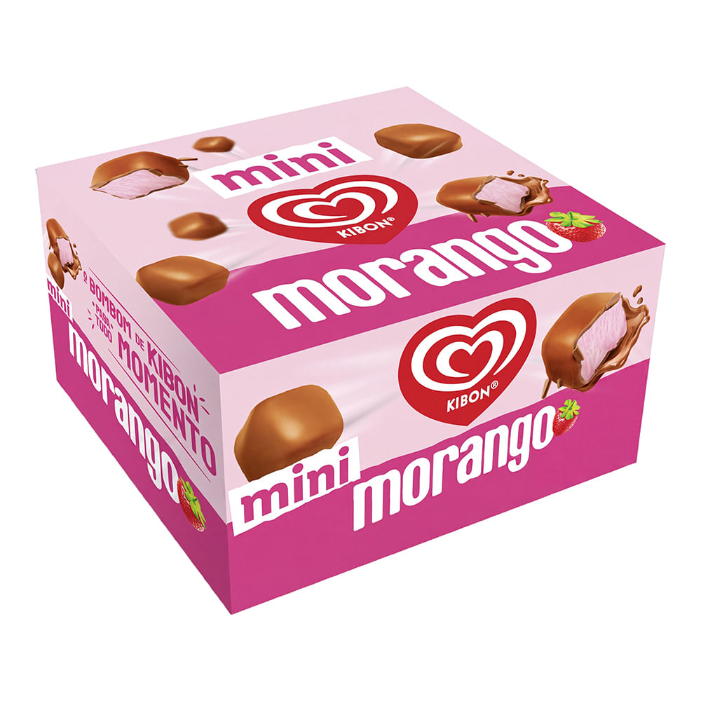 Mini Sorvete Morango Kibon 92g