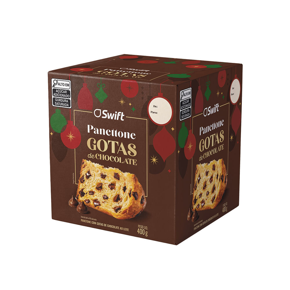 Panettone com Gotas de Chocolate Swift 400g