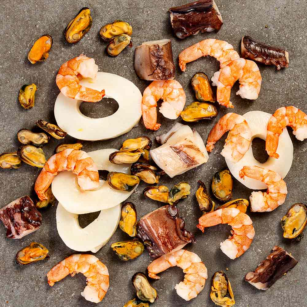 Receita de Fideuá de Frutos do Mar