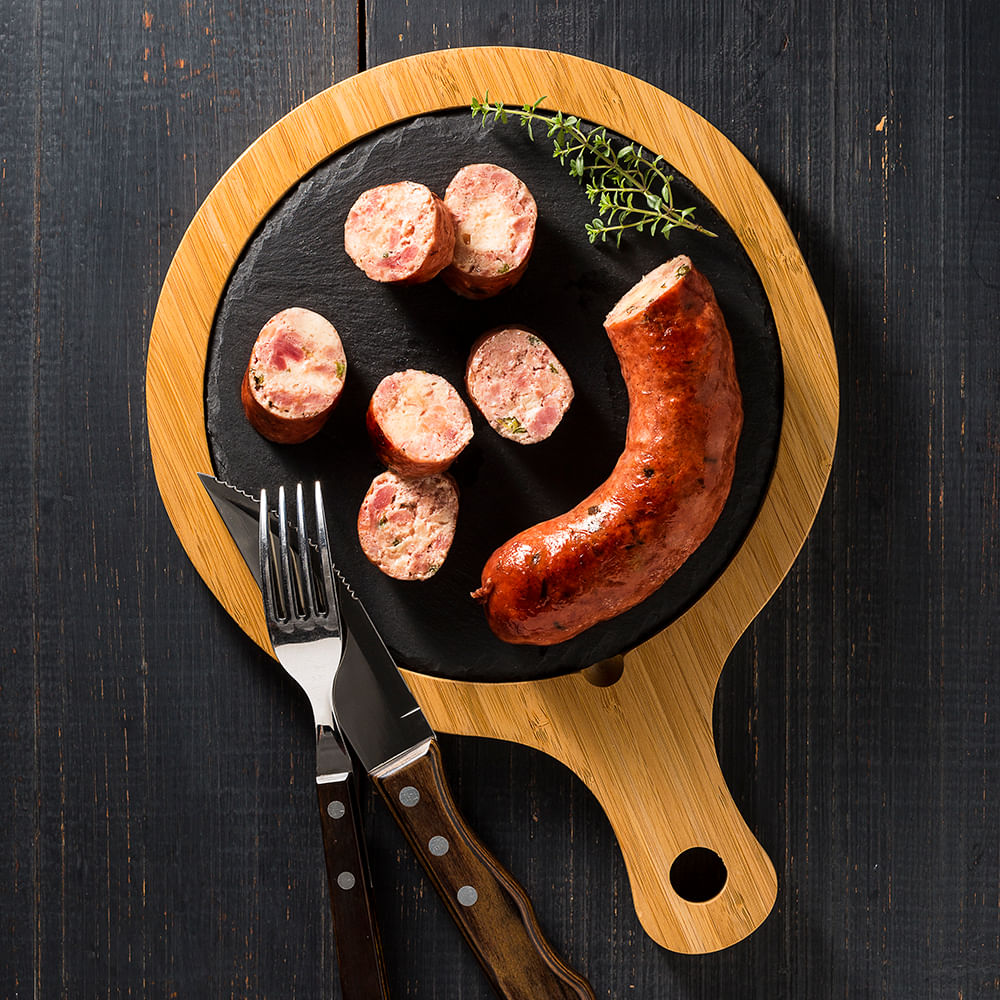 Linguiça Cuiabana Bovina Marinada no Vinho
