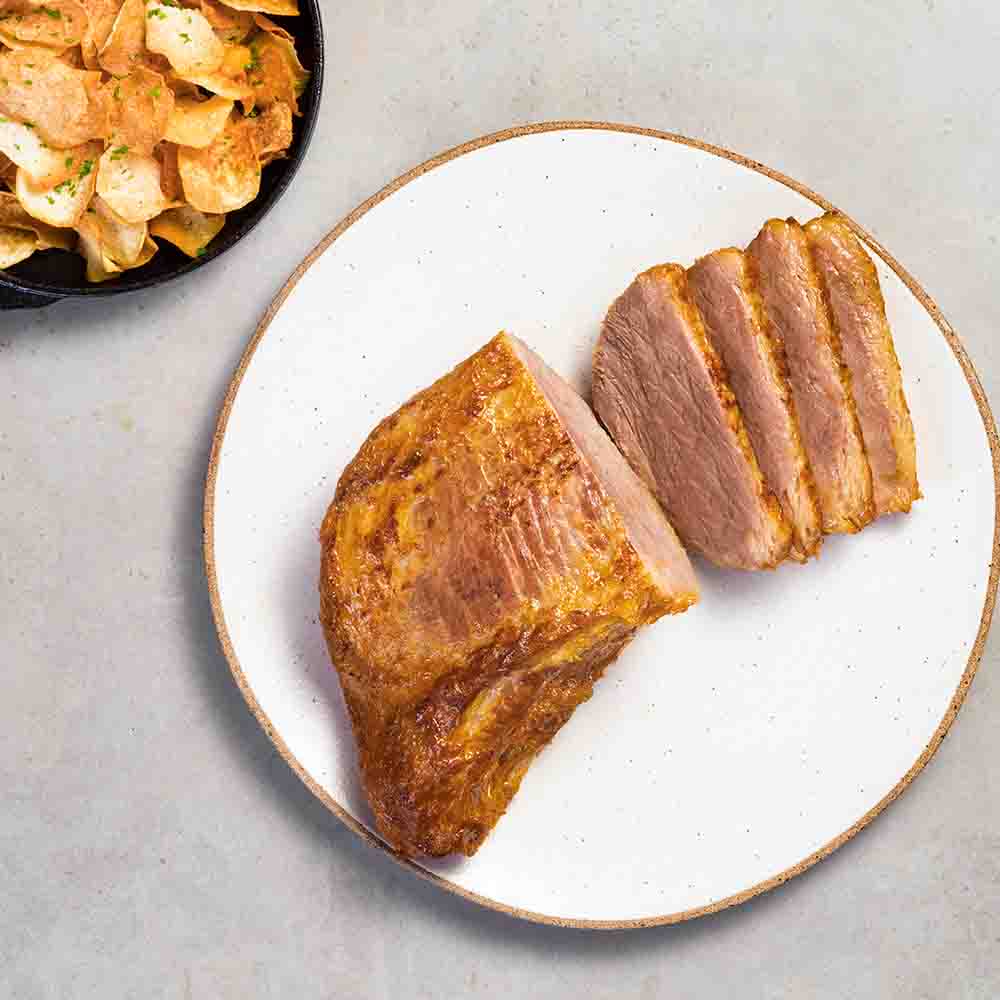 Maminha Assa Fácil com chips de inhame