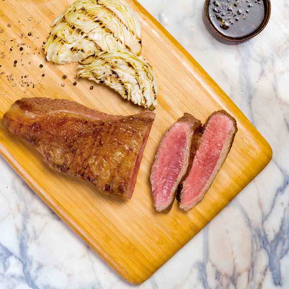 Receita de Maminha Gran Reserva com repolho na brasa