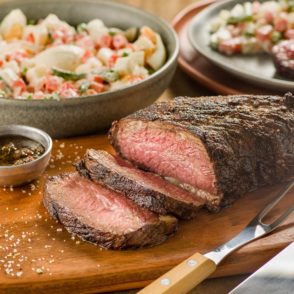 Maminha na Mostarda com Batatonese