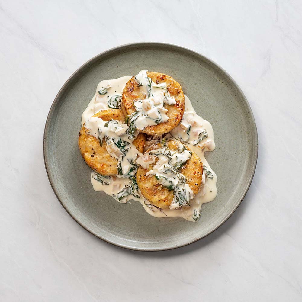 Receita de Medalhão de Merluza Swift ao Molho de Espinafre