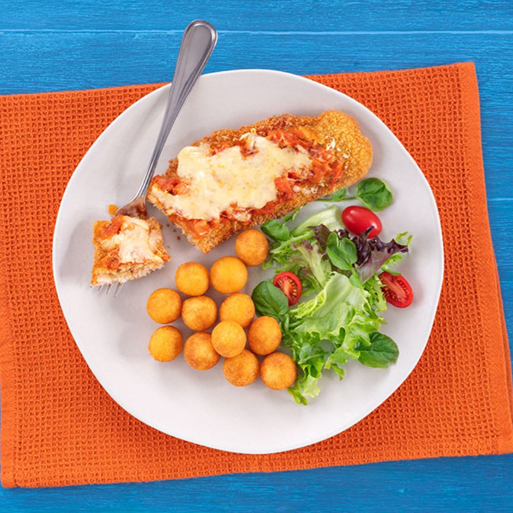 Merluza à Parmegiana