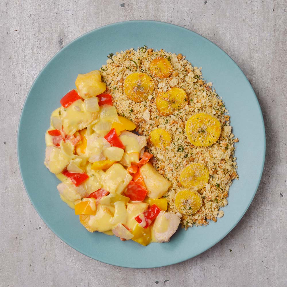 Receita de Moqueca de Pirarucu com Farofa e Banana