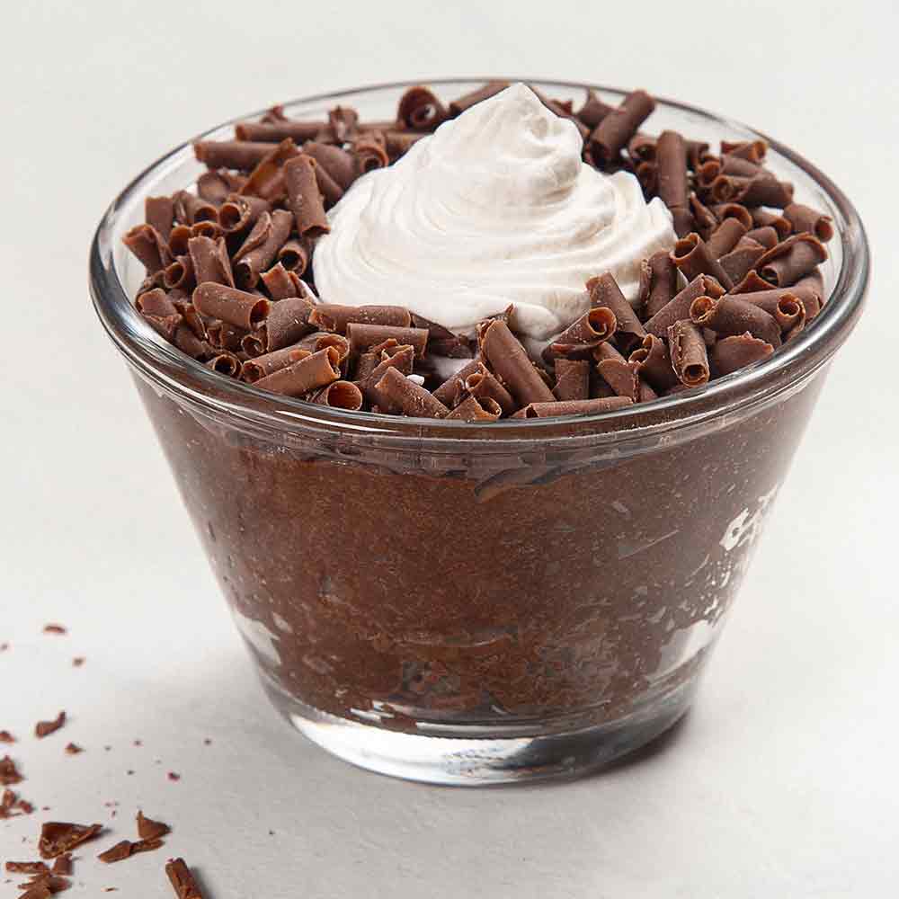 Mousse de Chocolate ao Leite com Chantilly