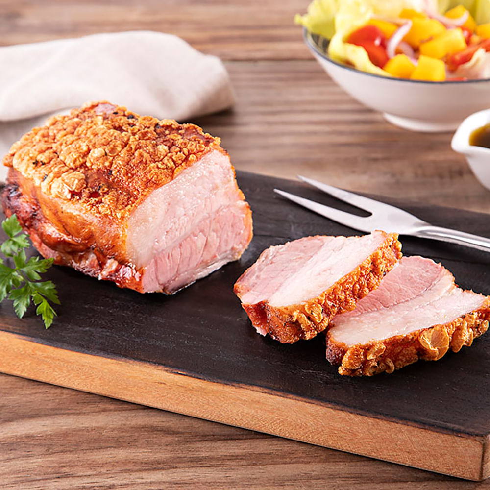 Receita de Panceta Suína com Salada Refrescante