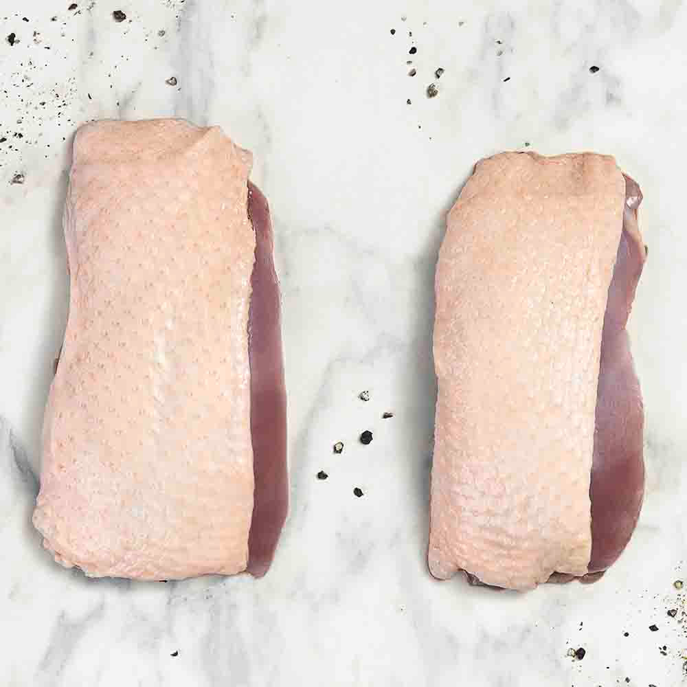 Peito de Pato na Brasa e Cenouras Caramelizadas