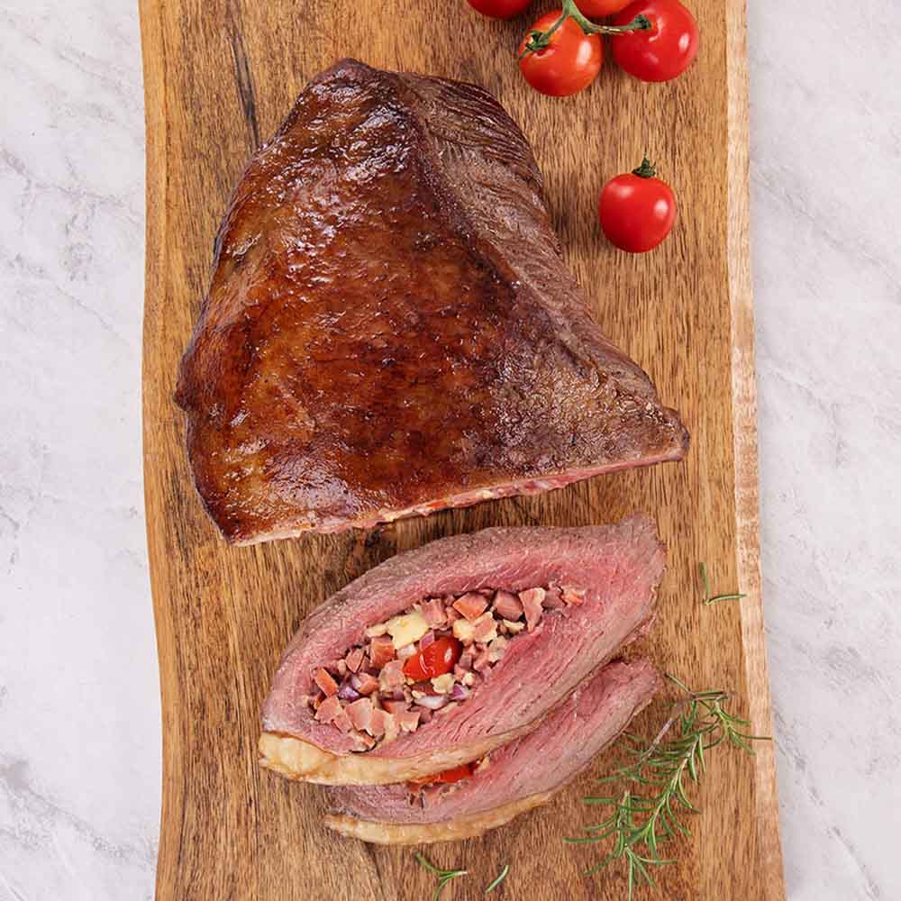 Receita de Picanha Recheada com Queijo Coalho