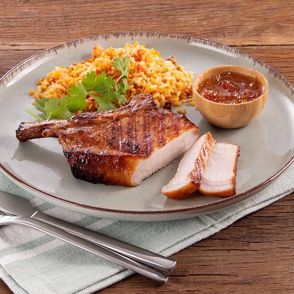 Receita de Prime Rib Suíno com Geleia de Laranja Picante