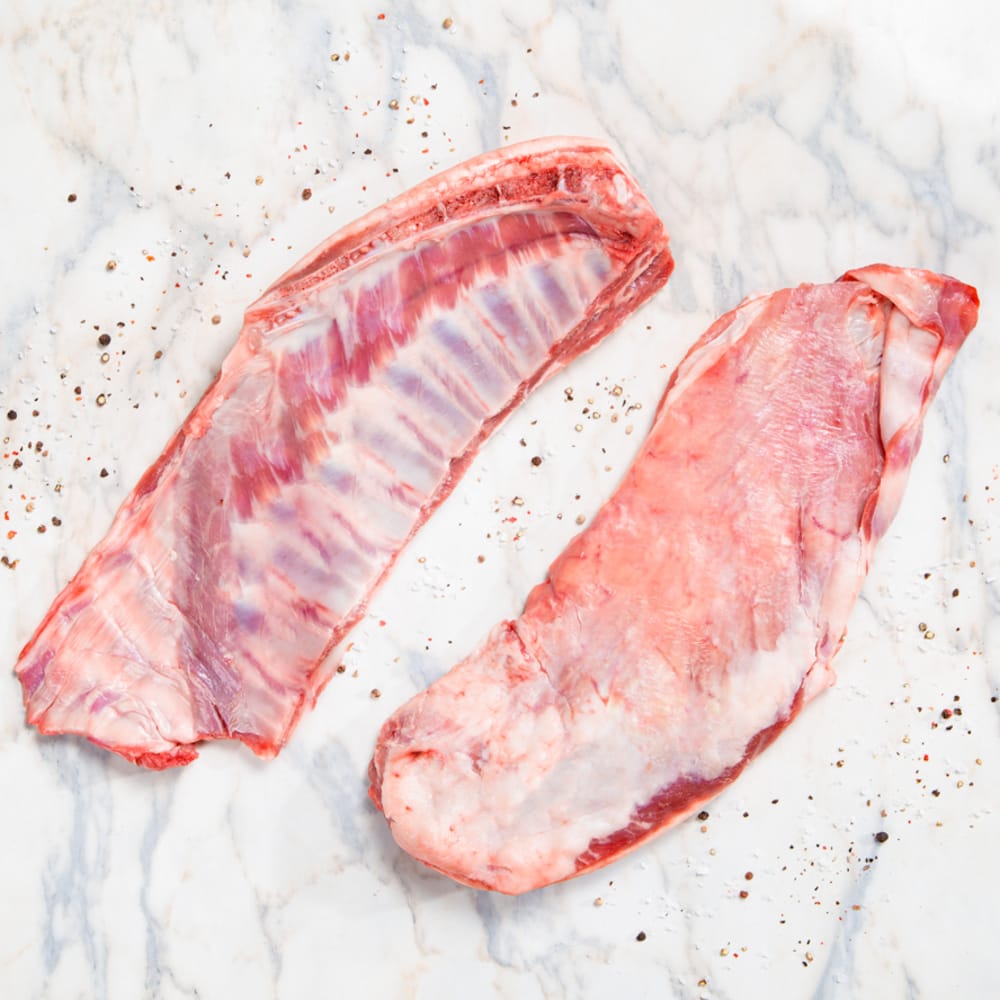 Receita de Costela de Cordeiro com Salada de Feijão Branco